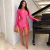 Shae braided mini dress (Pink)