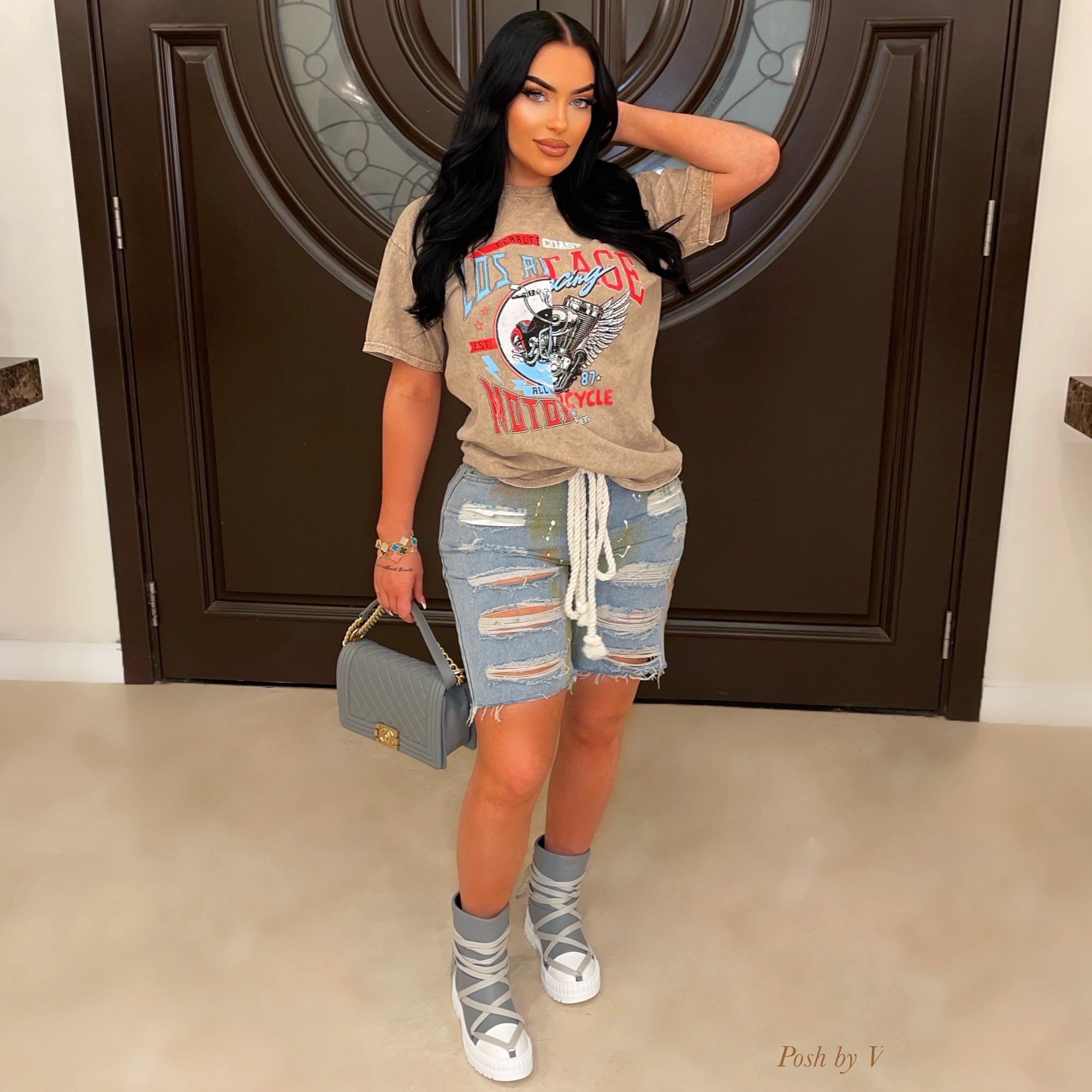 Enve boy shorts (Blue/white)