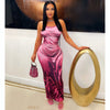 Body wave maxi dress (Pink)