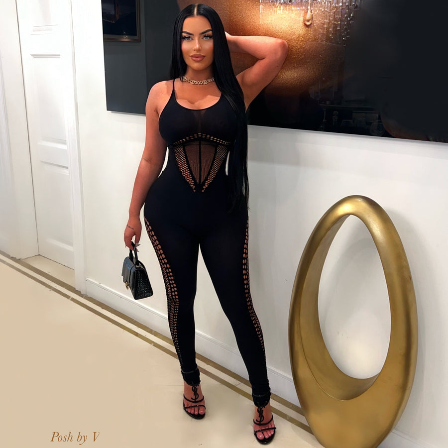 Lure jumpsuit (Black)