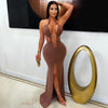 Aleen ring maxi dress (Mocha/gold)
