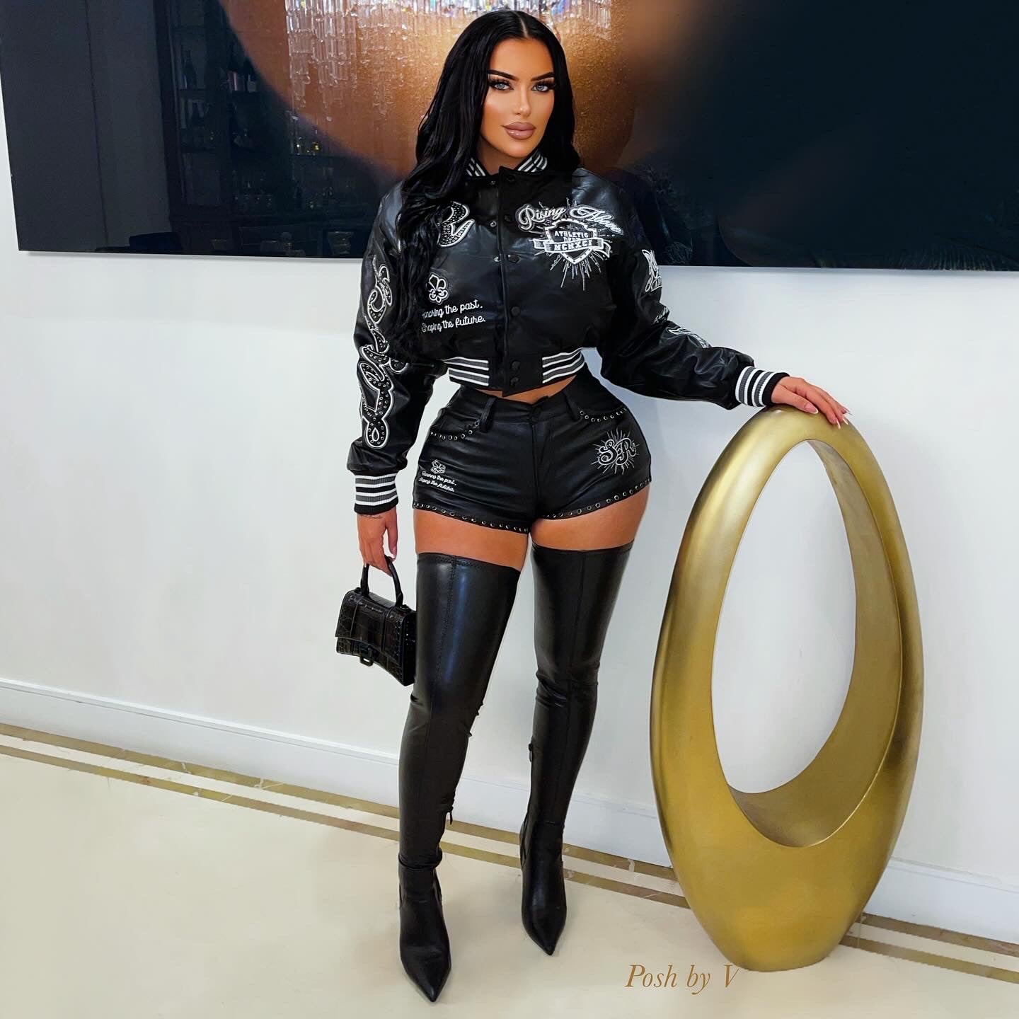 Paris thigh high boots (Black)