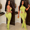 Snob knit jumpsuit (Lime)
