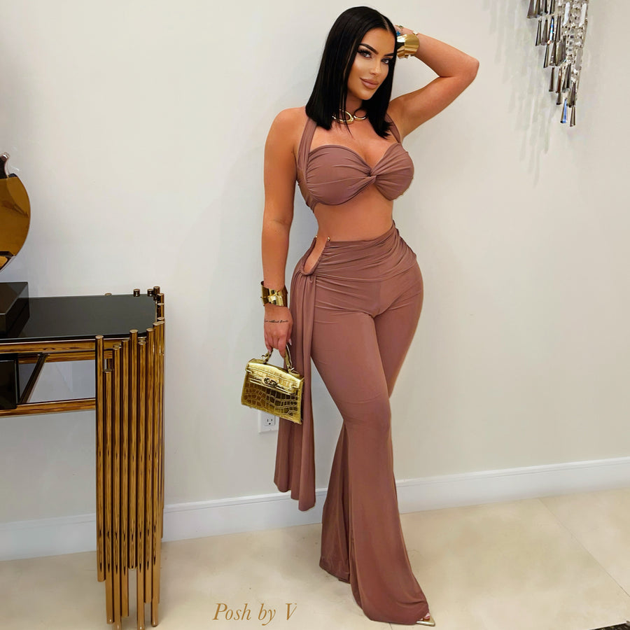 Ajae pants set (Nude)