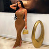 Charmer maxi dress (Brown)