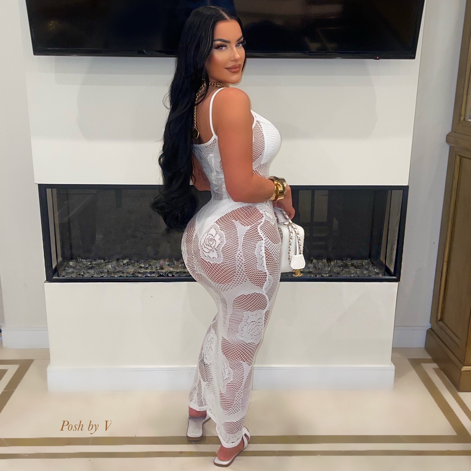 Juliana 3pcs bikini set /dress (Black)