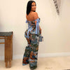 Verti corset pants set (Blue multi)