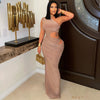 Misty dress (Blue/white)