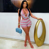 Venice resort 4 pcs set (Aqua multi)