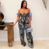 Verti corset pants set (Blue multi)