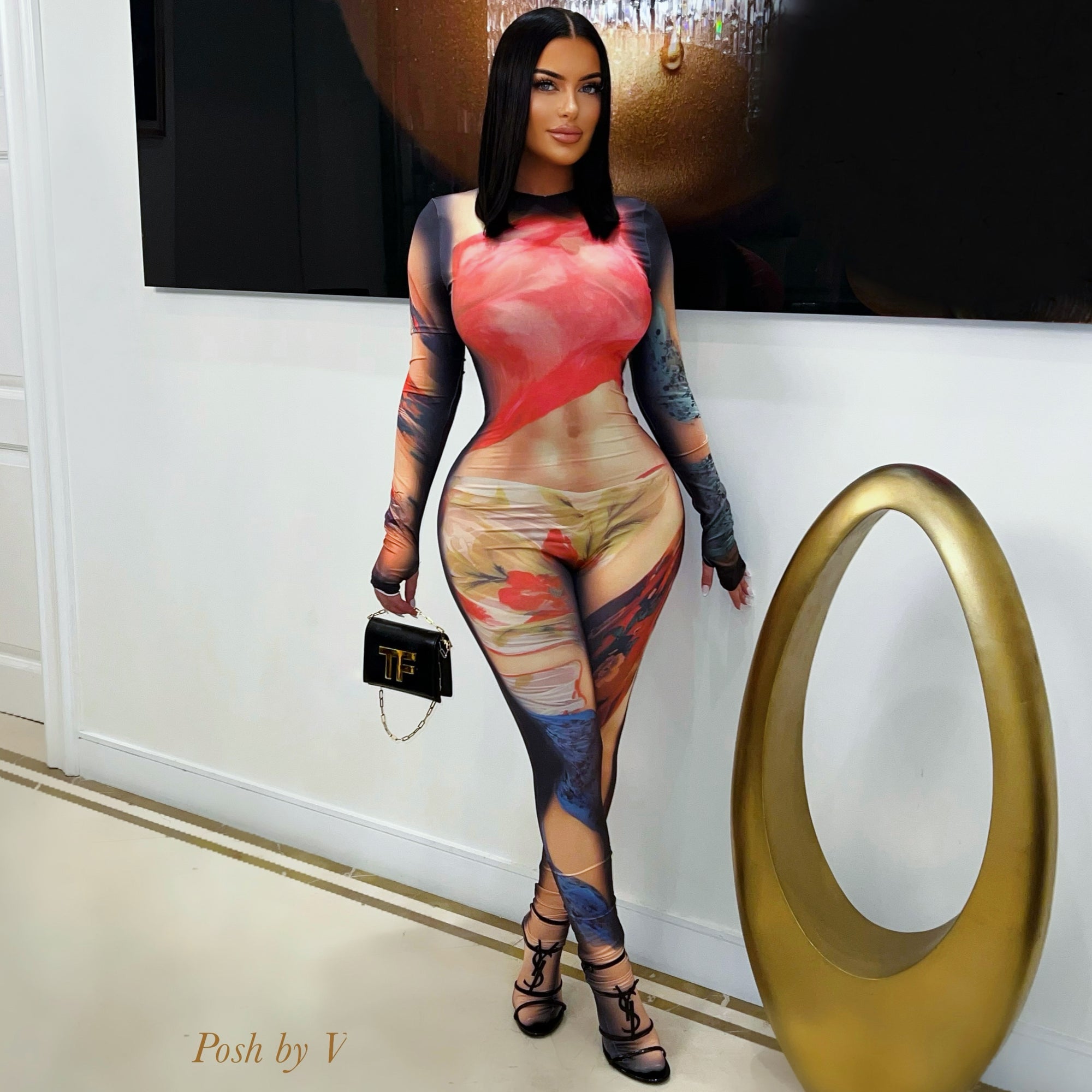 Malu jumpsuit (Nude multi)