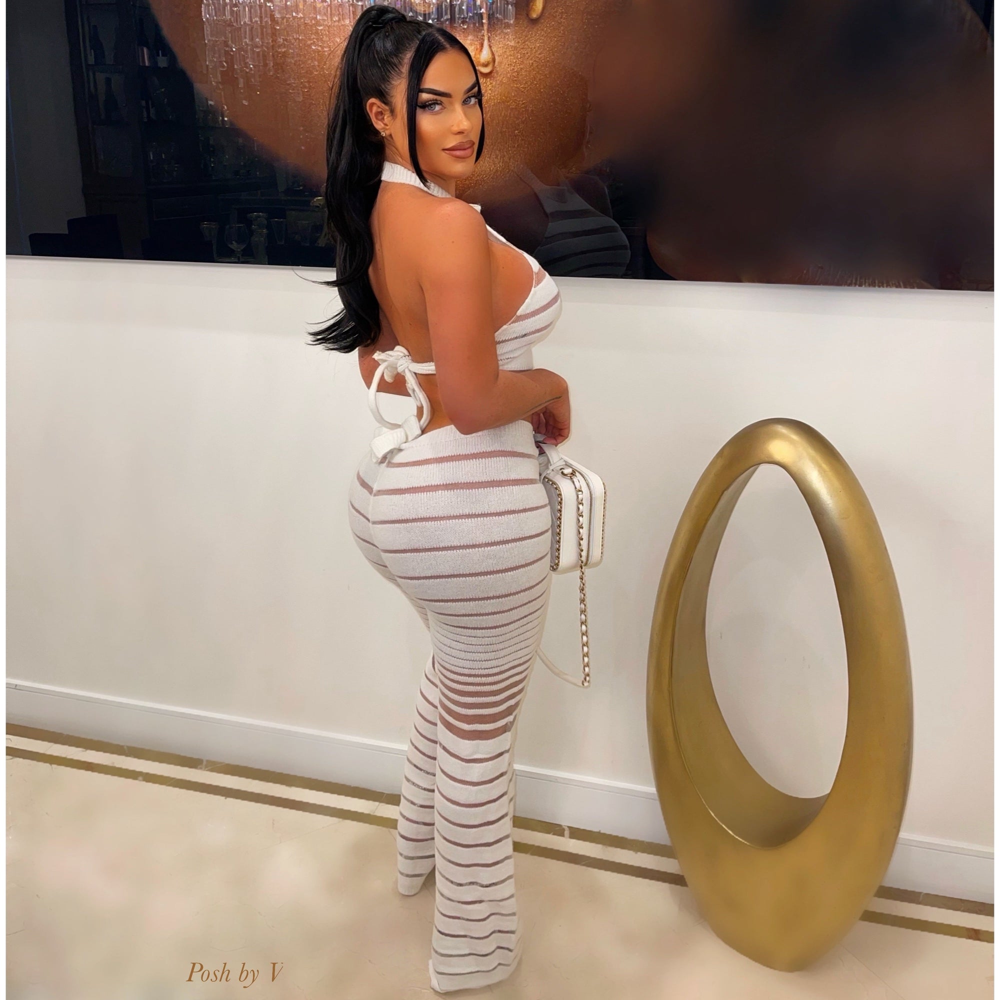 Kaoba knit pants set (Green)