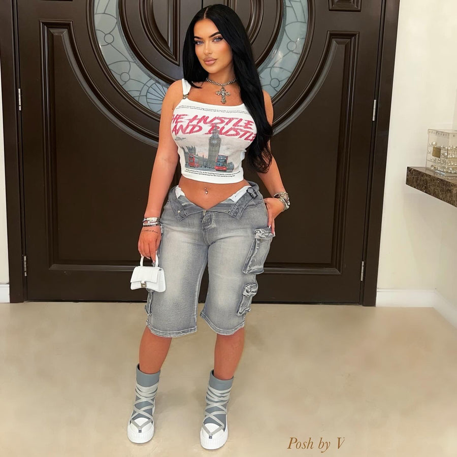 Dulce cargo shorts (Grey)