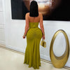 Imani ruched maxi (Wine)