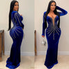 Dime glam gown (Royal)
