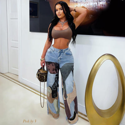 Nera crop top (Mocha)