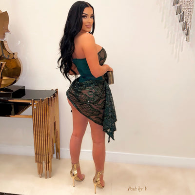 Posh glam dress (Emerald)