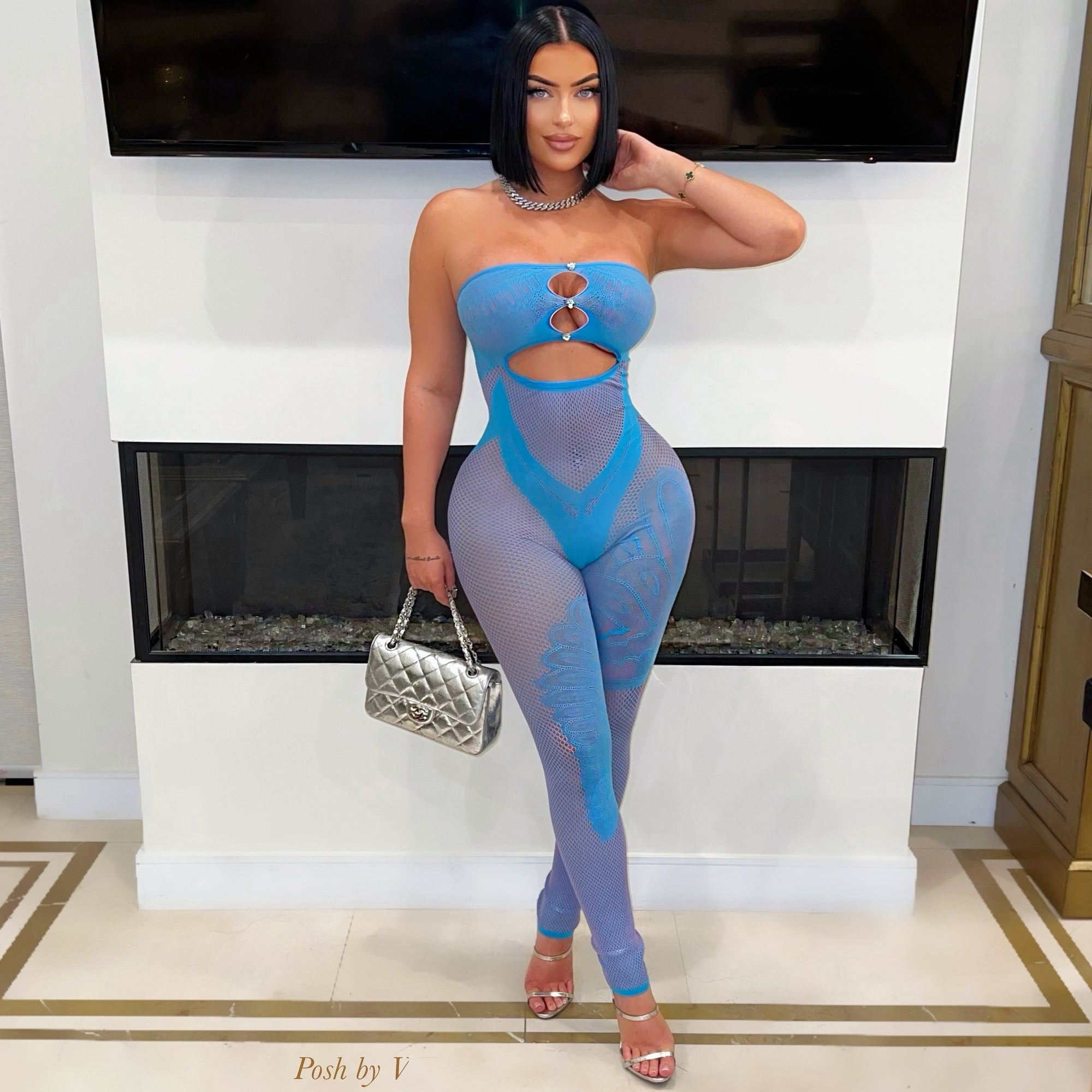 Celine jumpsuit (Blue)