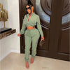 Harlem pants set (Olive)