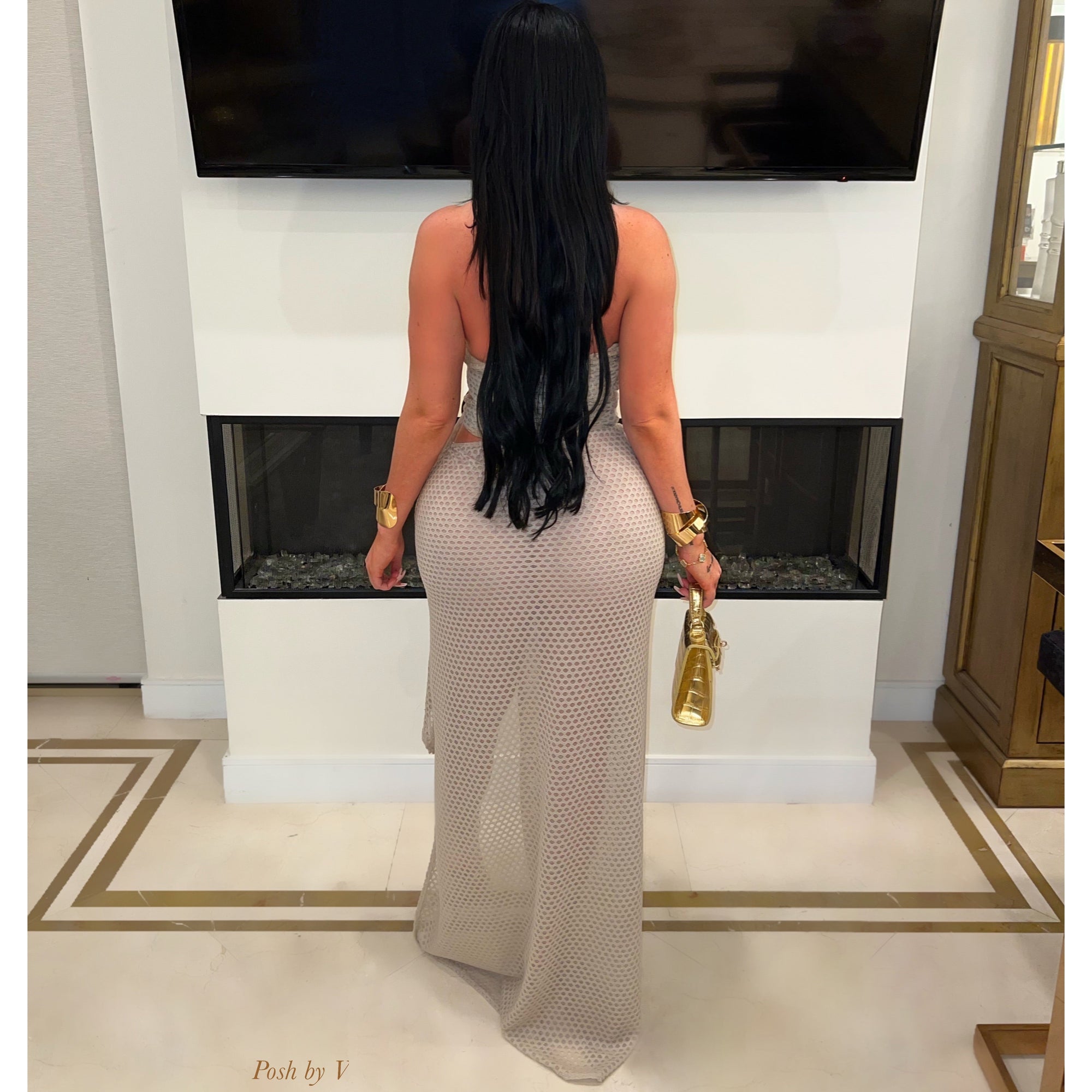 Aria resort dress (Coral)