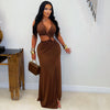 Magnolia maxi dress (Brown)