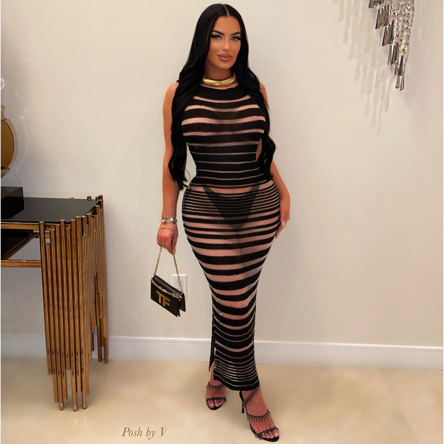 Alice knit dress (Black)