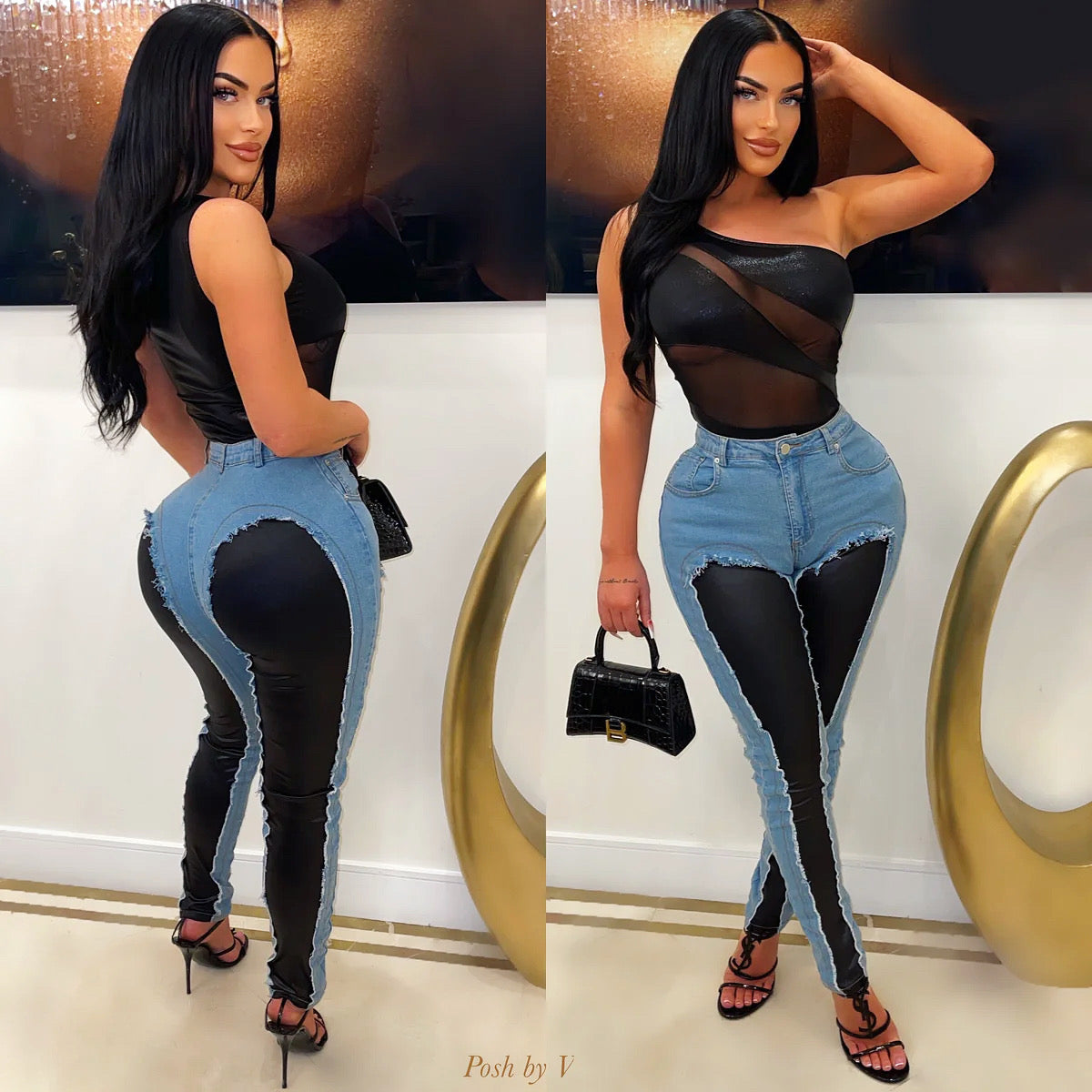 Osara jeans (Black/denim)