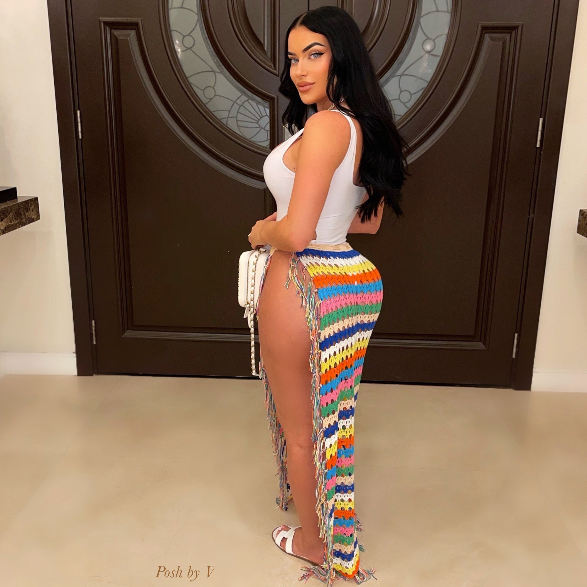 Viche crochet skirt (Multi)