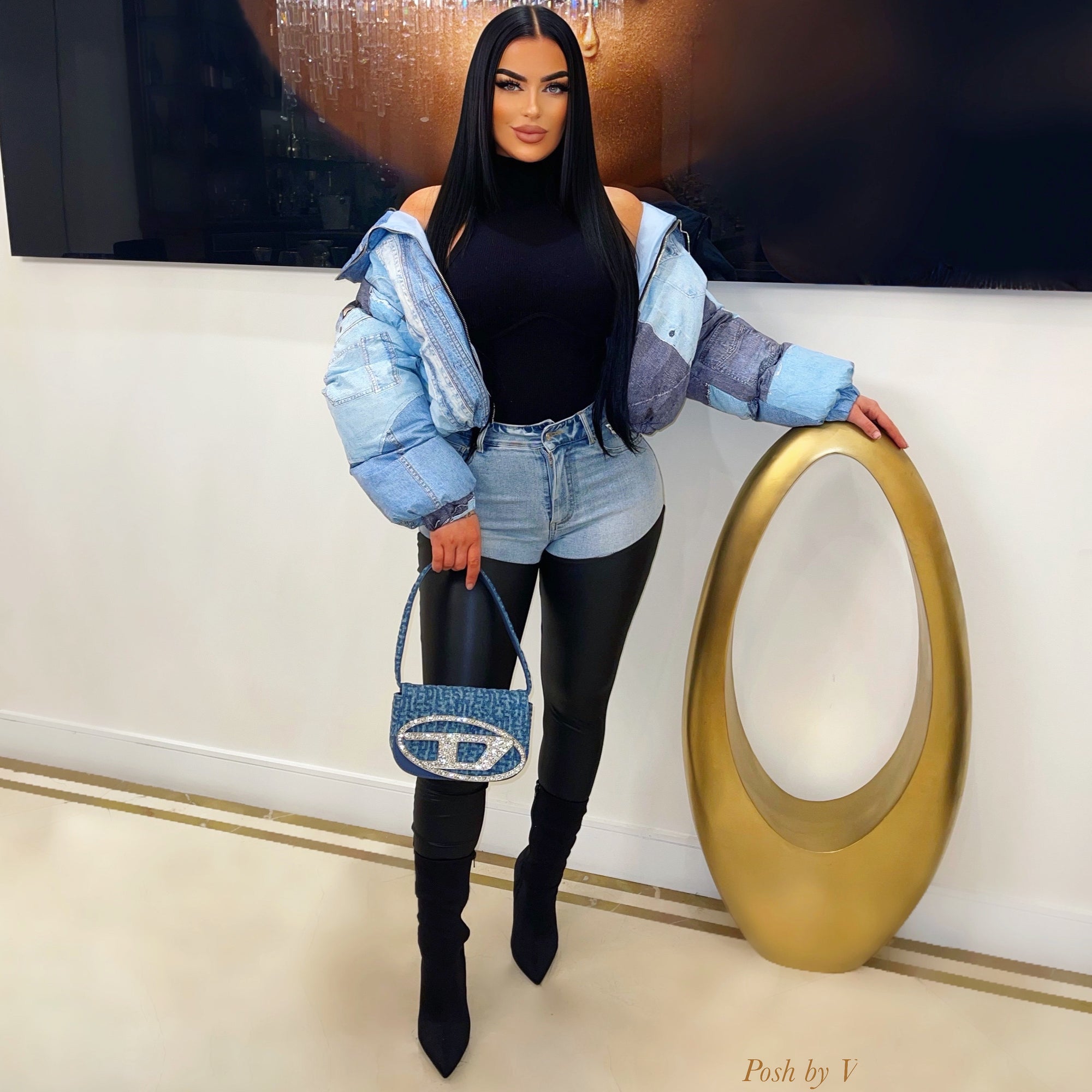 Denzi bomber jacket (Mix denim)