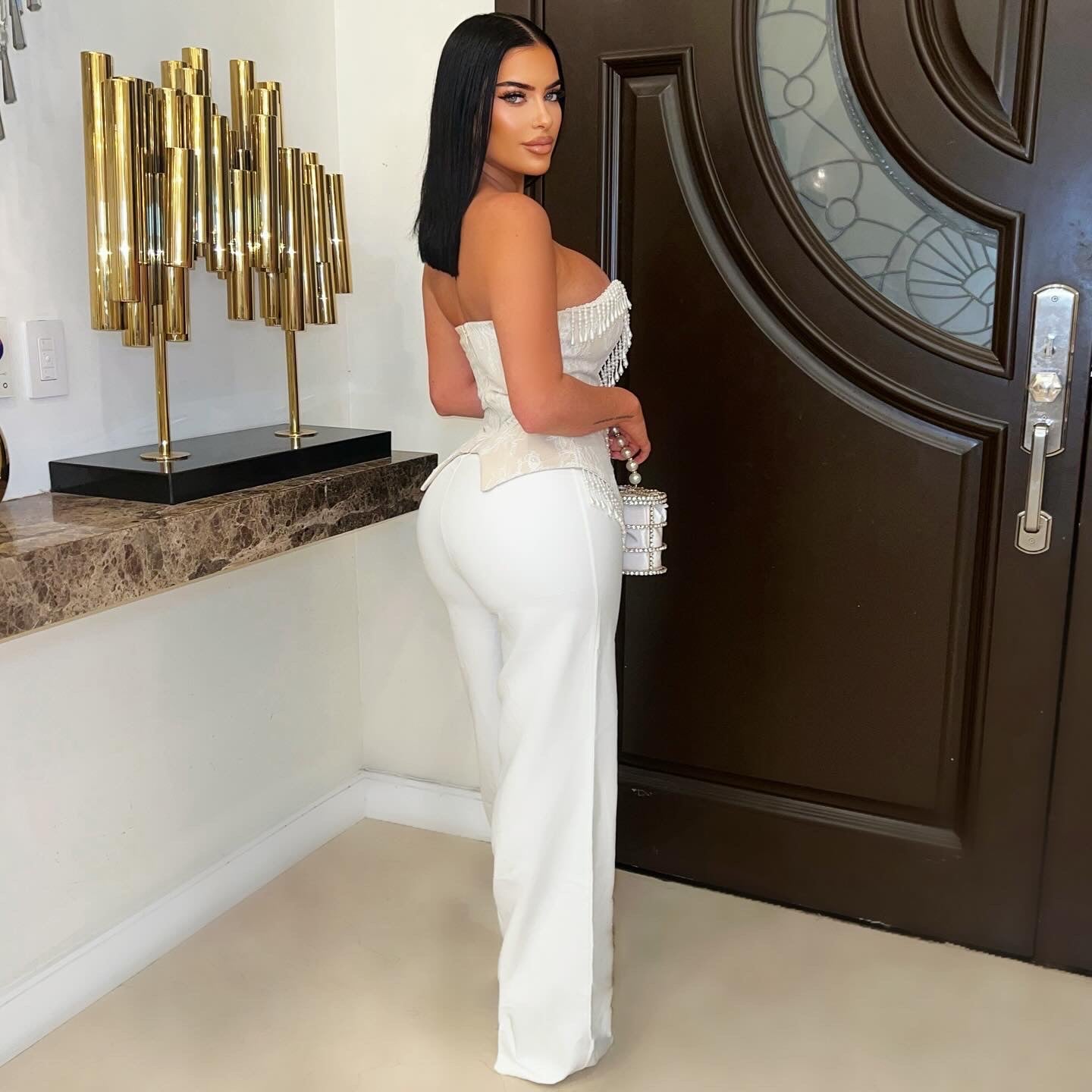 corset dress pants Formal outfit with corset and tulle pants