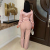 Elia glam palazzo pants set (Ivory)