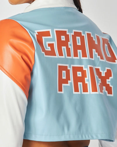 Grand prix sport jacket (Blue/orange)