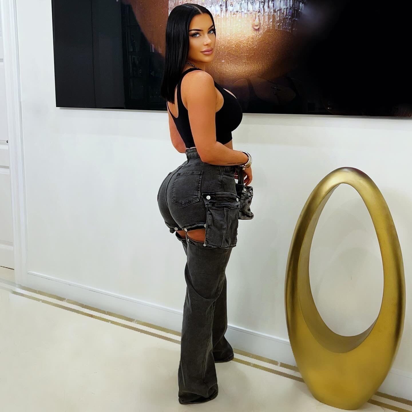 Driza snap jeans (Black)