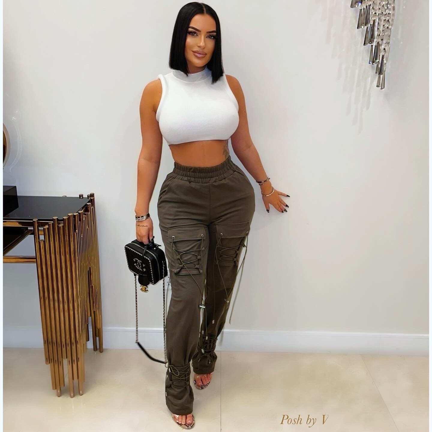 Devia cargo pants (Olive)