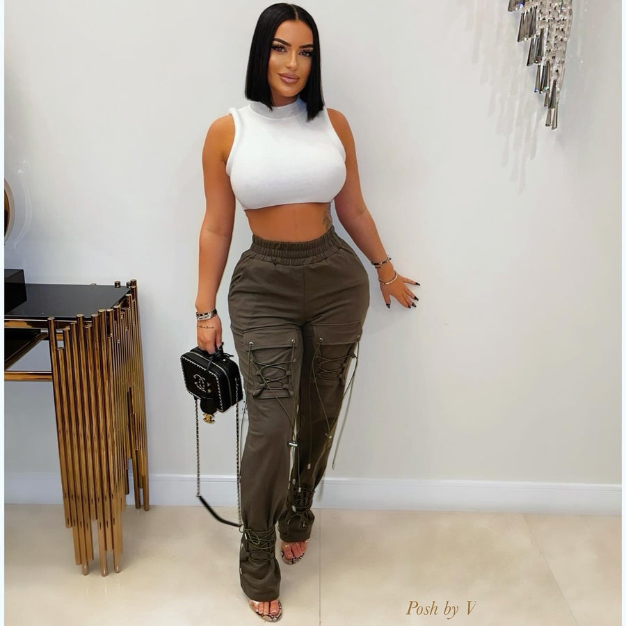 Devia cargo pants (Olive)