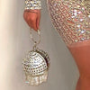 Crystal drop purse (Silver)