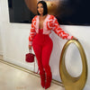 Relle snatched Jumpsuit (Red)