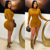 Tavia mini dress (Amber)