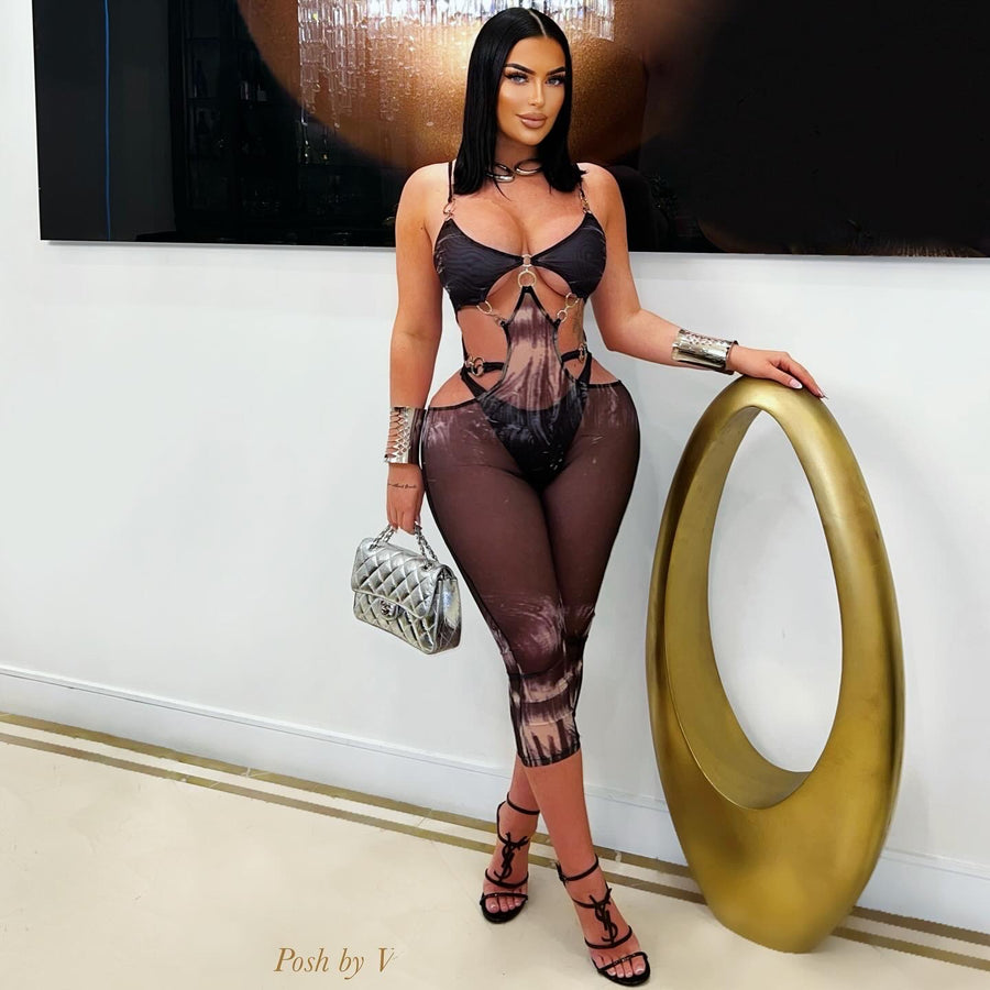 Julene glam jumpsuit (Black)
