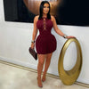 Kenia knit dress (Wine)