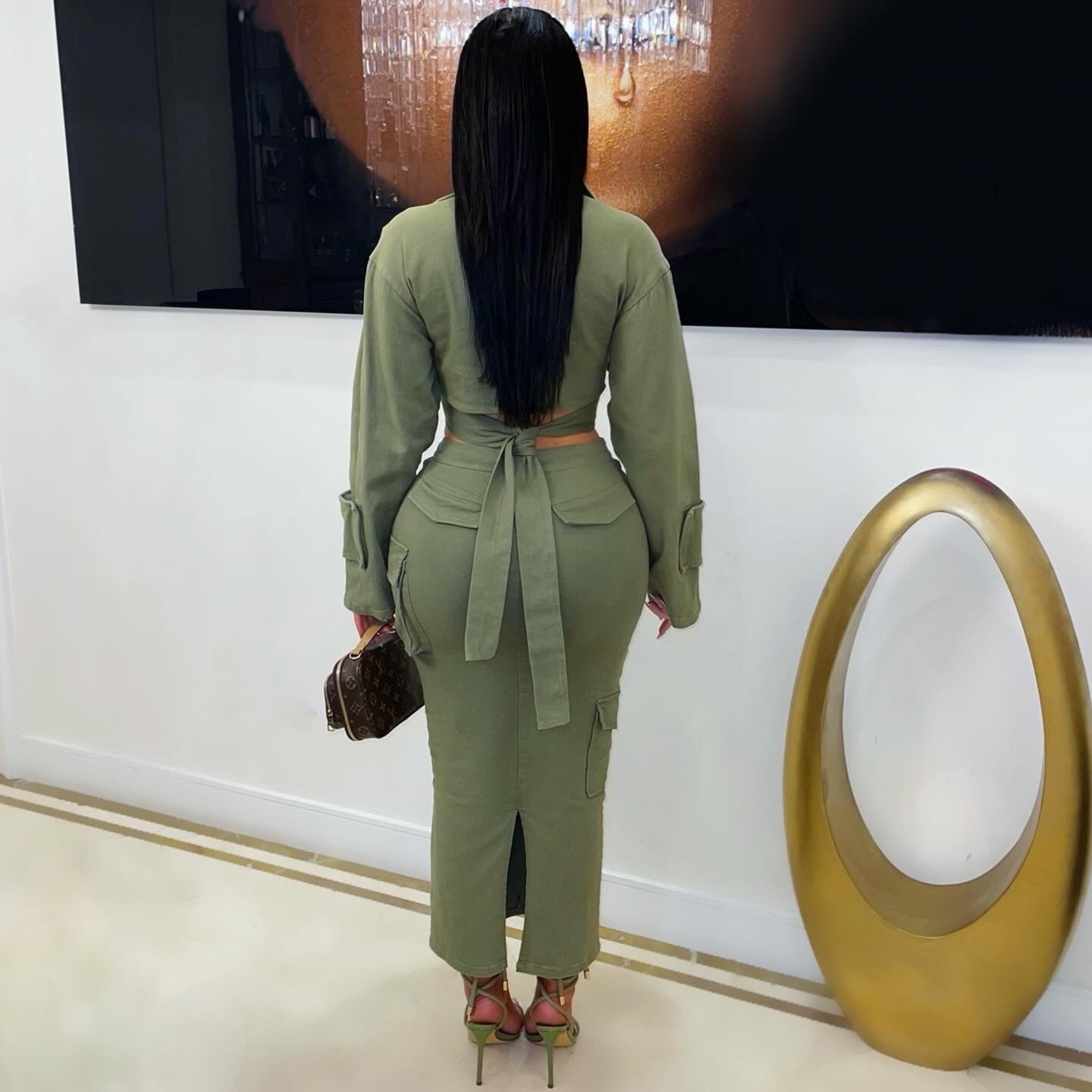 City rope heels (Olive)