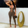 Yeri crop leggings (Brown)