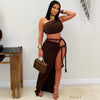 Numa snake maxi dress (Green multi)