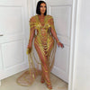 Shai glam dress (Gold)