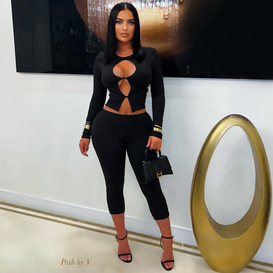 Taski capri set (Black)