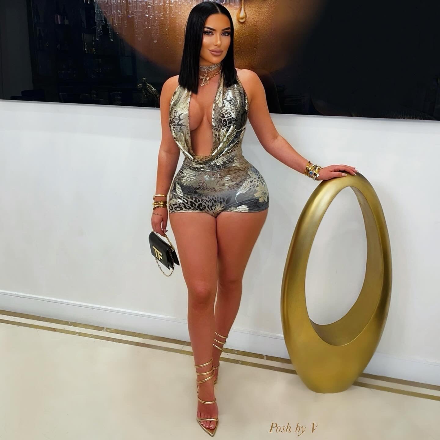 Anija glam romper (Tiger)