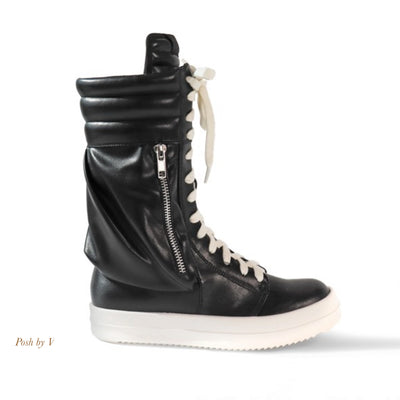 RR laced high boot (Black)
