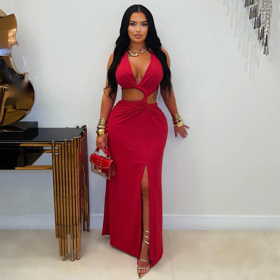 Magnolia maxi dress (Red)