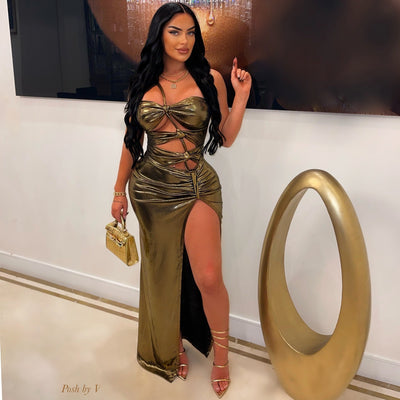 Gabriel glam dress (Gold)