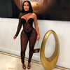 Lasique lace jumpsuit (Black)